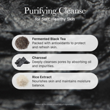 Black Tea Rice Mochi Cleanser Arencia France kbeauty