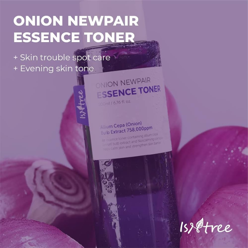 Onion Newpair Essence Toner Isntree France kbeauty