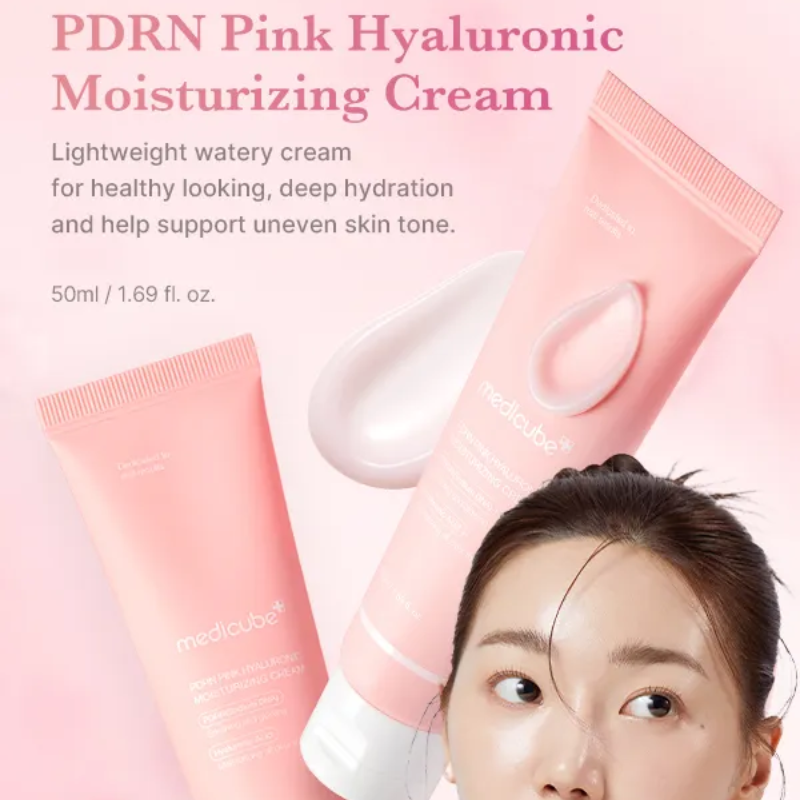 PDRN Pink Hyaluronic Moisturizing Cream Medicube France