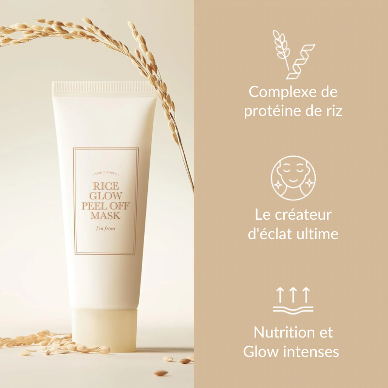 Rice Glow Peel Off Mask I'm From France