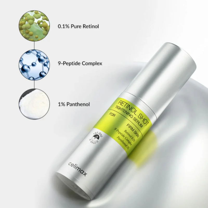 The Vita-A Retinol Shot Tightening Serum Celimax France kbeauty