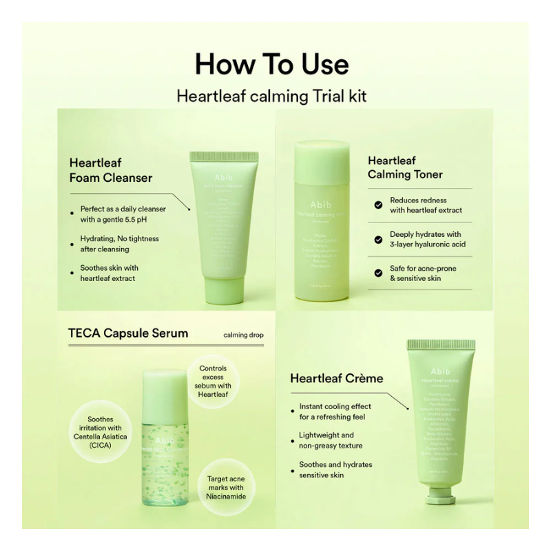 Heartleaf Calming Trial Kit