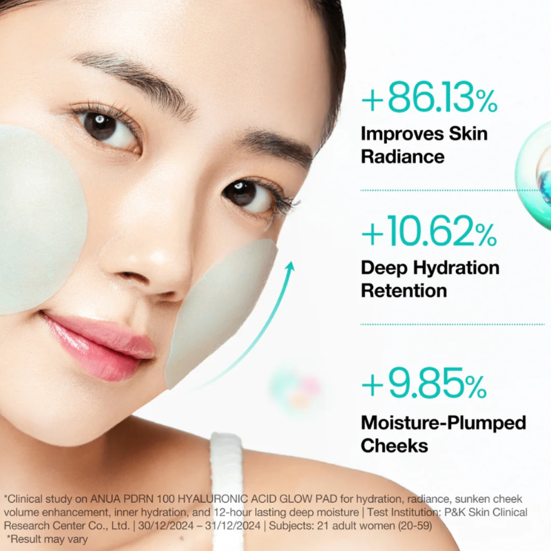 PDRN 100 Hyaluronic Acid Glow Pad Anua France