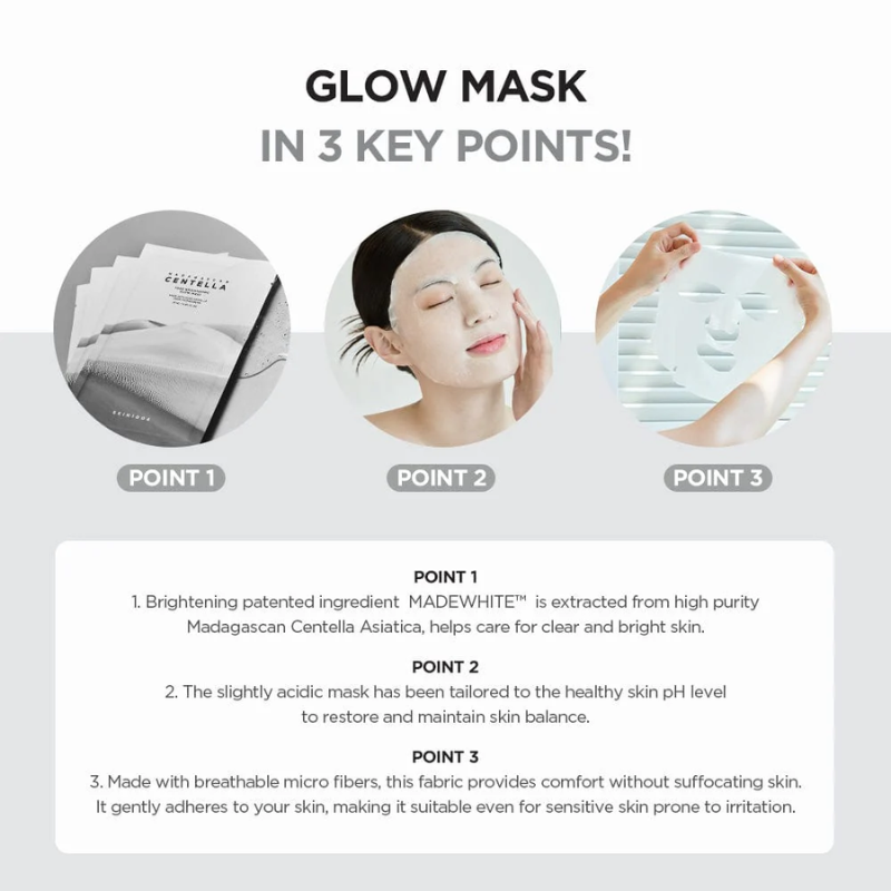 Tone Brightening Glow Mask Skin 1004 France
