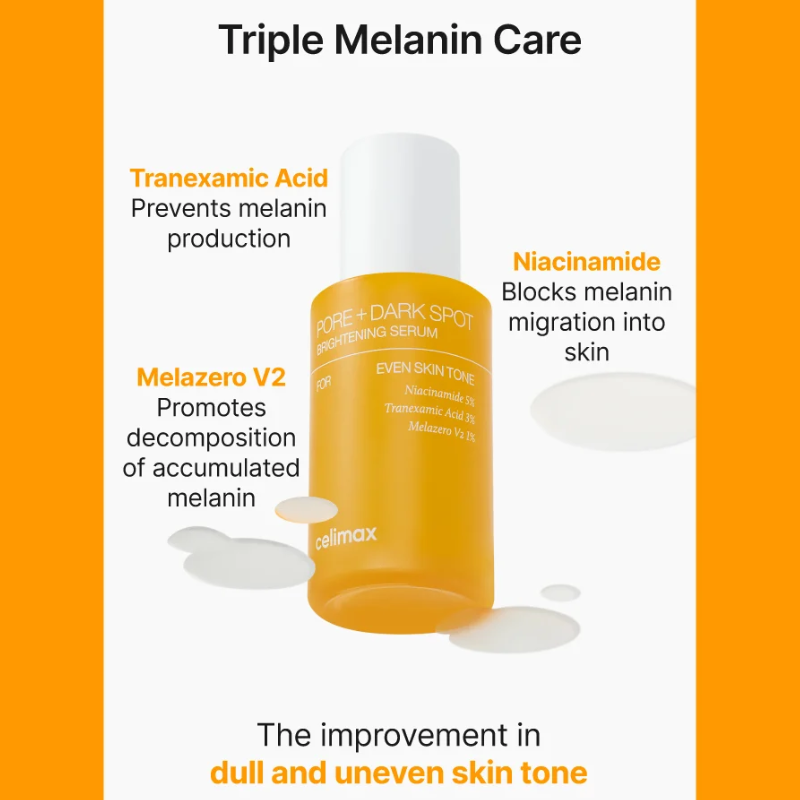 Pore+Dark Spot Brightening Serum Celimax France