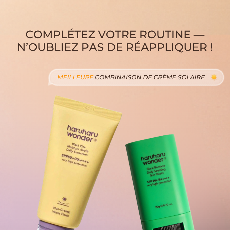 Black Rice Moisture Airyfit Daily Sunscreen haruharu Wonder France