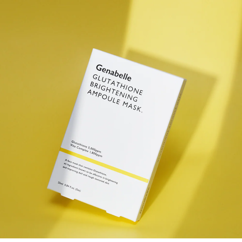 Glutathion Brightening Ampoule Mask Genabelle France