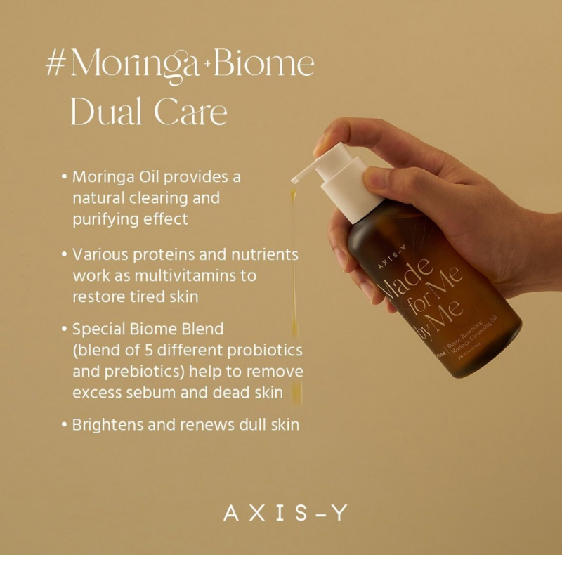 Biome Resetting Moringa Cleansing Oil Axis-Y France