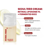 Seoul 1988 Cream : Retinal Liposome 1% + Fermented Rice KSECRET France