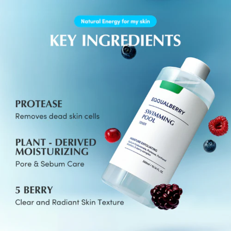 Swimming Pool Toner Eqqualberry France kbeauty