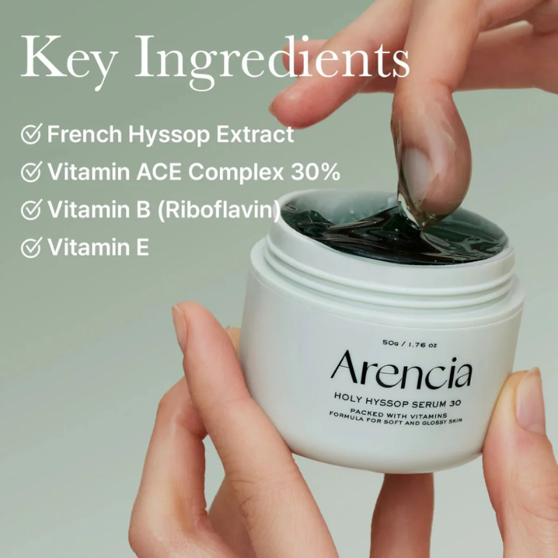Holy Hyssop Serum 30 Arencia France kbeauty