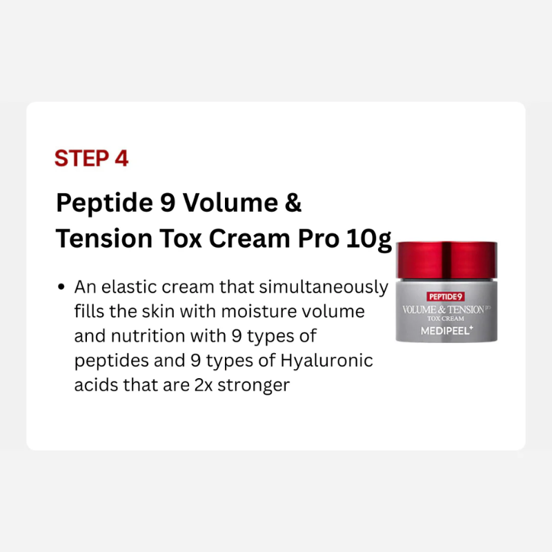 Peptide 9 Volume Bio Tox Trial Kit Medipeel France