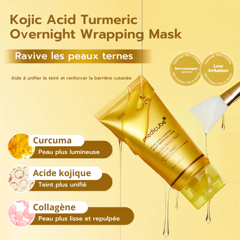 Kojic Acid Turmeric Night Wrapping Mask Medicube France