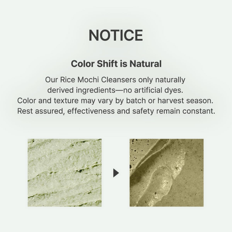 Fresh Green Rice Mochi Cleanser Arencia France kbeauty