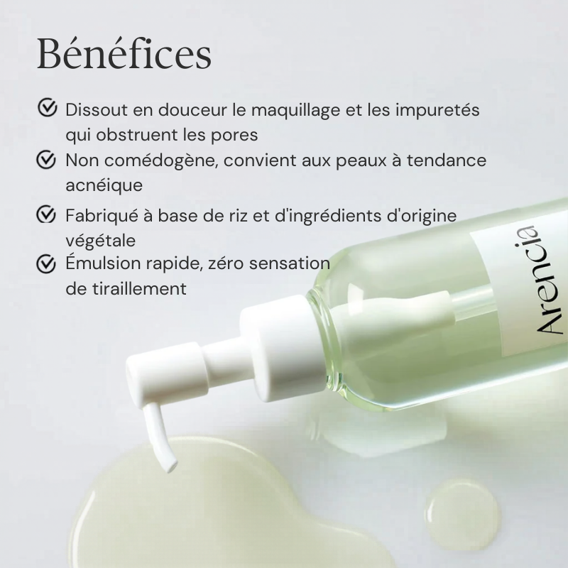 Pore Melt Mochi Cleansing Oil Arencia France