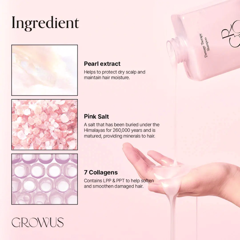 Damage Therapy Shampoo EX Growus France