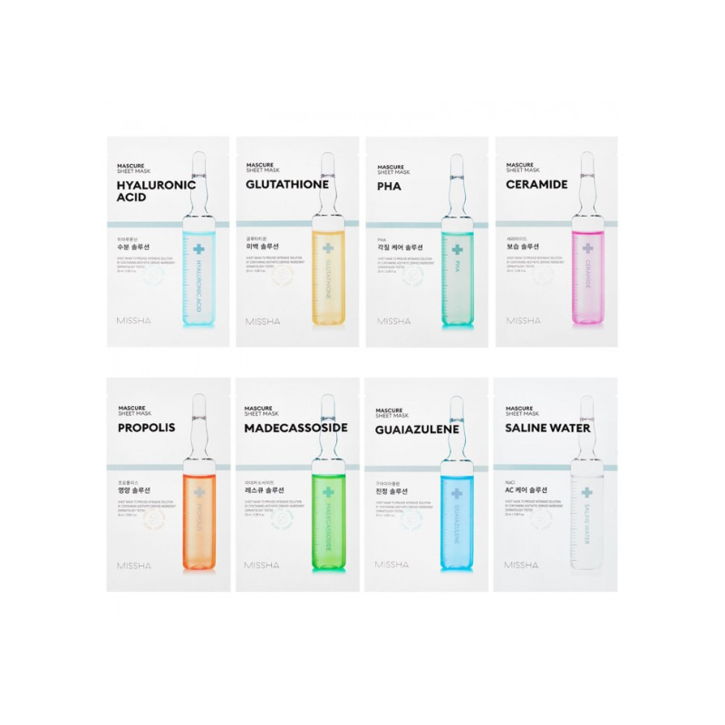 Mascure Sheet Mask - 7 types