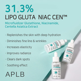 APLB Glutathione Niacinamide Ampoule Serum France kbeauty