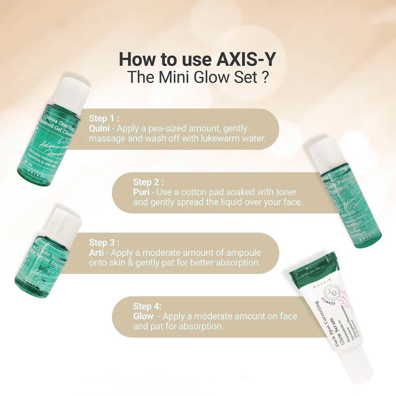 Axis-Y Mini Glow Set France Kbeauty