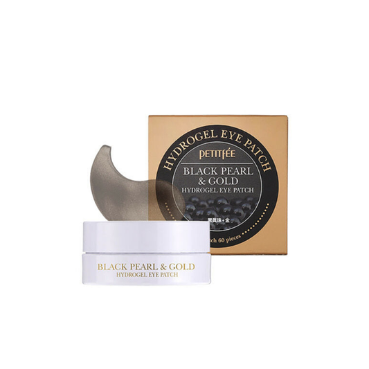 Black Pearl & Gold Hydrogel Eye Patch Petitfée France
