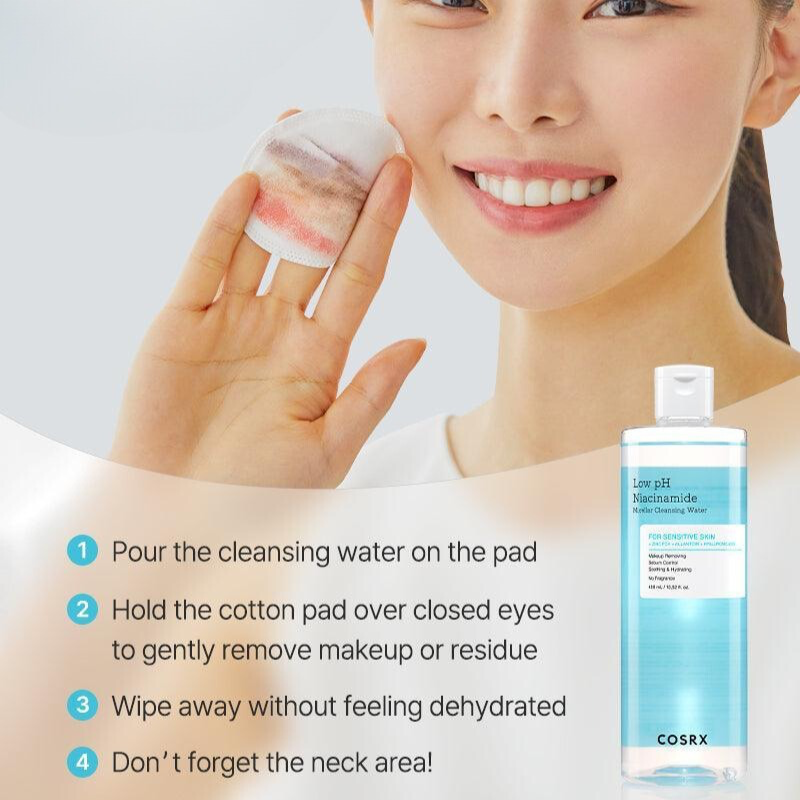 Low pH Niacinamide Micellar Cleansing Water Cosrx