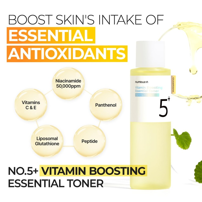 No.5+ Vitamin Boosting Essential Toner Numbuzin