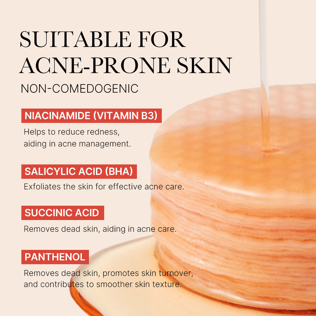 Red Succinic Acid Peeling Pads