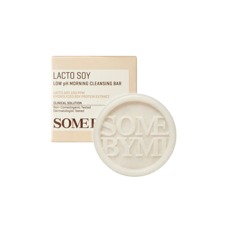 SOME BY MI Lacto Soy Low PH Cleansing Bar – 90g, Vegane Gesichtsseife Mit Sojaprotein
