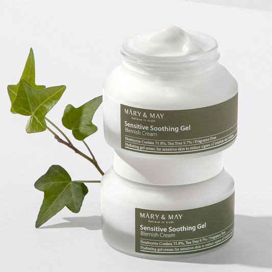 Mary&May Sensitive Soothing Gel Blemish Cream France kbeauty