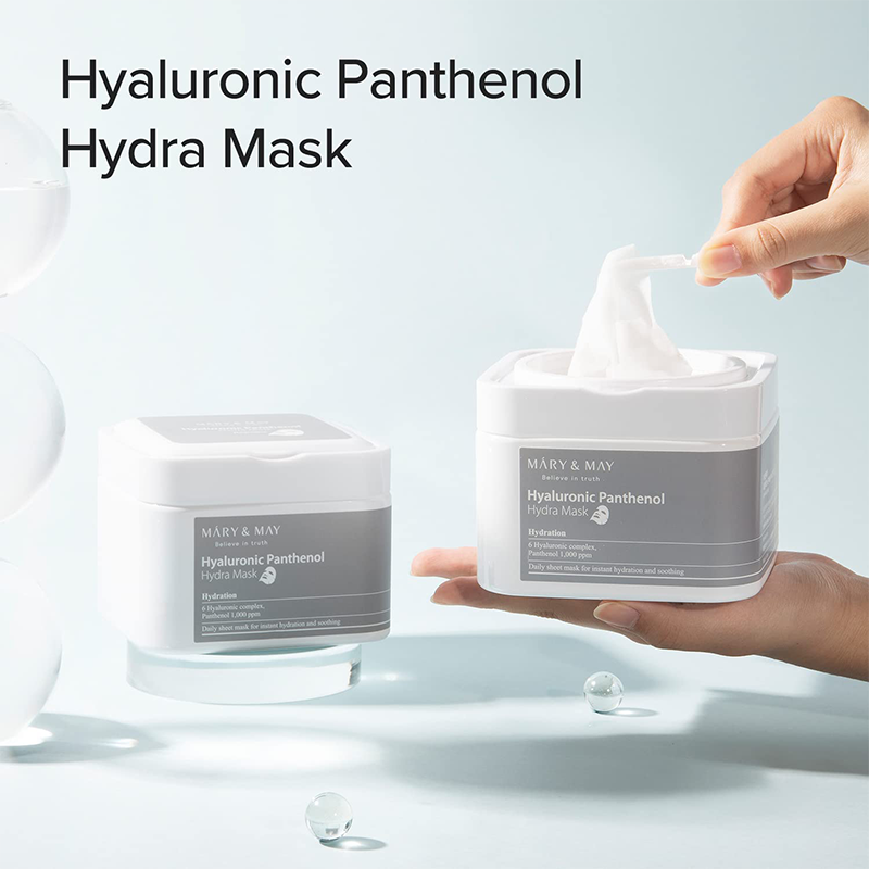 mary & May Hyaluronic Panthenol Hydra Mask France kbeauty