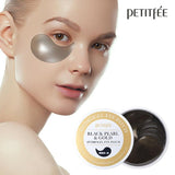 Black Pearl & Gold Hydrogel Eye Patch Petitfée France