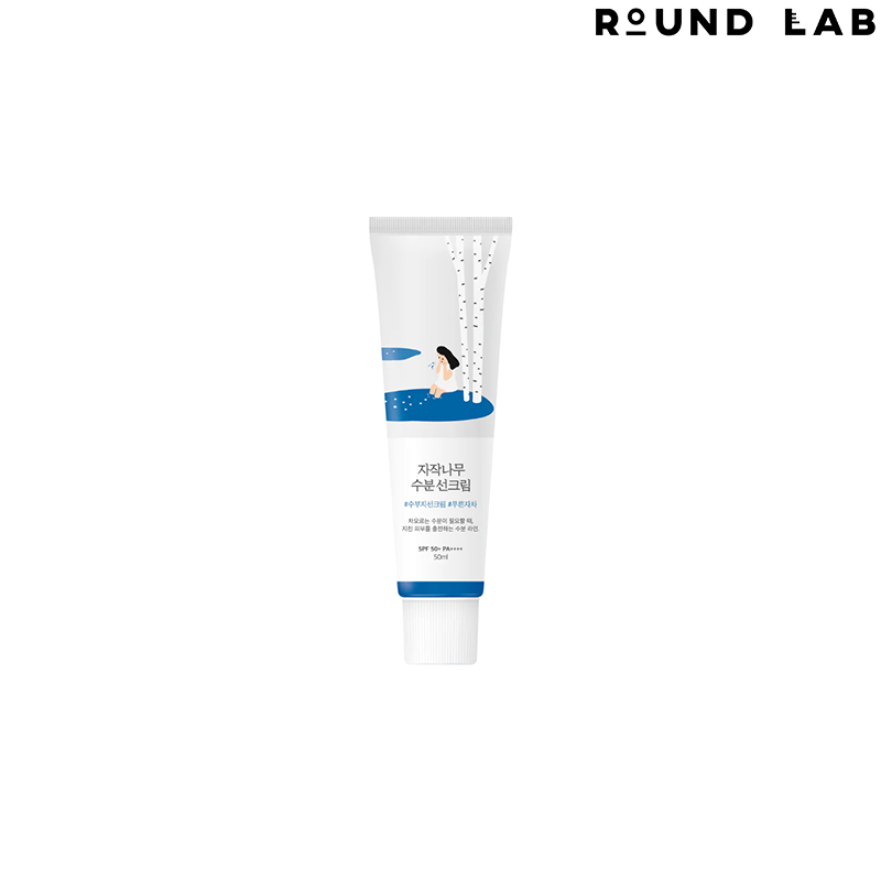 Round Lab Birch Juice Moisturizing Sun Cream France Kbeauty