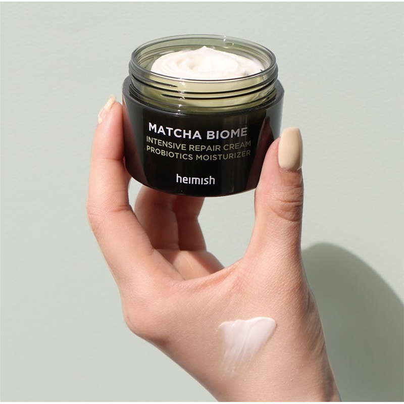 Heimish Matcha Biome Intensive Repair Cream Probiotics Moisturizer France kbeauty