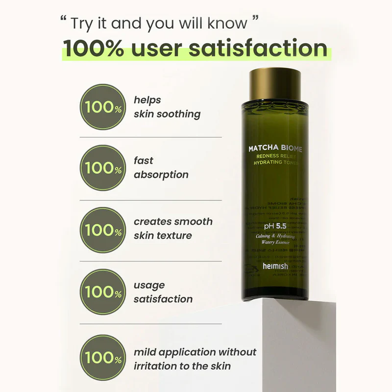 Heimish Matcha Biome Redness Relief Hydrating Toner France