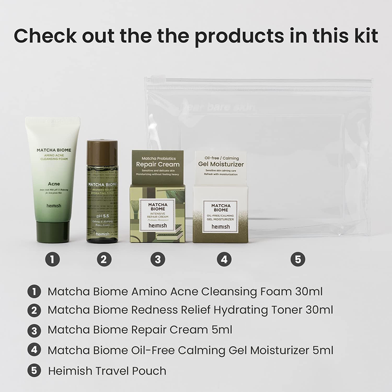 Heimish Matcha Mini Kit France kbeauty