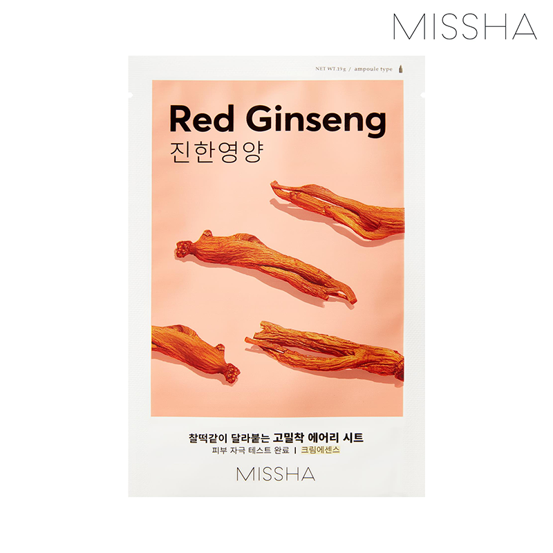 masque tissu Missha Airy Fit Sheet mask red ginseng