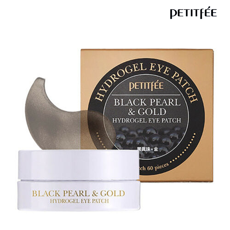 Petitfée patchs pour les yeux Black Pearl & Gold Hydrogel Eye Patch