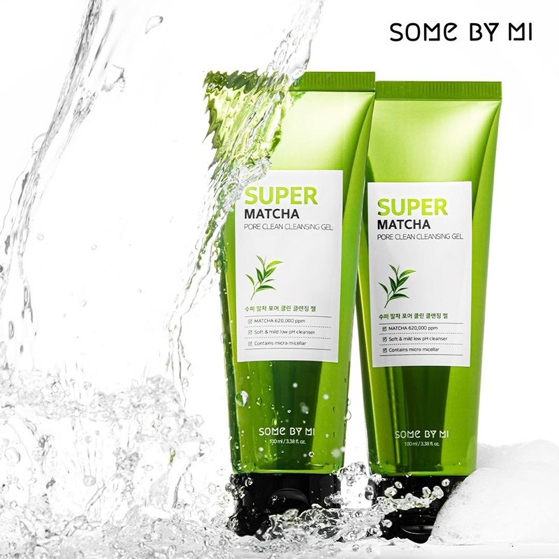 Super Matcha Pore Clean Cleansing Gel Some By Mi