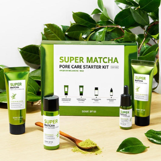 Super Matcha Pore Care Starter Kit Some By Mi