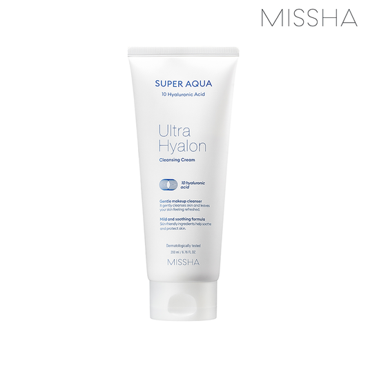 Ultra Hyalron Cleansing Cream Missha